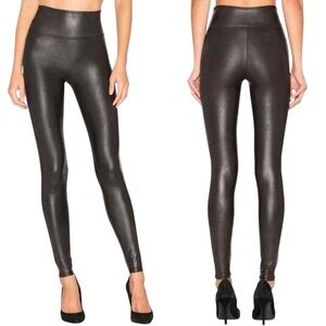 Spanx Black Faux Leather Leggings